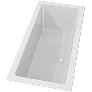 Riho Rethink Cubic inbouwbad - 200x90cm - acryl - mat wit B110001105
