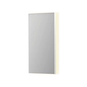 INK SP32 spiegel - 40x4x80cm rechthoek in stalen kader incl indir LED - verwarming - color changing - dimbaar en schakelaar - mat wit 8410001