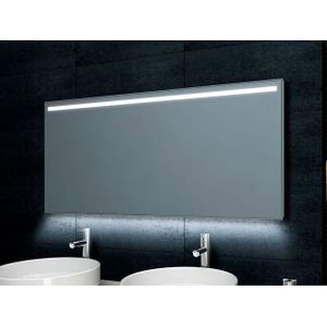 Wiesbaden Ambi one spiegel rechthoek met LED, dimbaar en spiegelverwarming 140 x 60 cm 38.4125