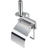 Geesa Standard Toiletrolhouder met klep en Reserverolhouder - Chroom