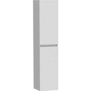 BRAUER Solution Badkamerkast - 160x35x35cm - 2 greeploze links- rechtsdraaiende deur - MDF - hoogglans wit 7800