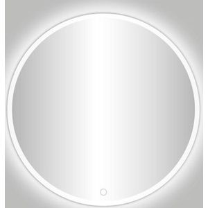 Best Design White Venetië ronde spiegel wit mat incl.led verlichting Ø 60 cm 4009300