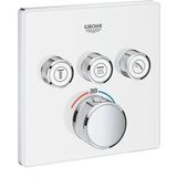 Grohe SmartControl Inbouwthermostaat - 4 knoppen - vierkant - wit 29157LS0