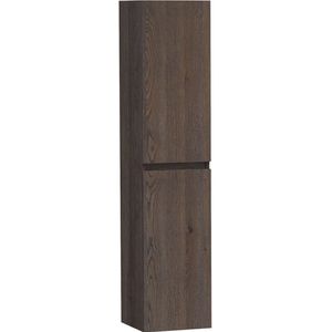 BRAUER Solution Badkamerkast - 160x35x35cm - 2 links- rechtsdraaiende deuren - hout - black oak HK-MES160BO