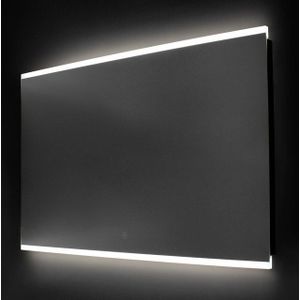 BRAUER Twinlight Spiegel - 80x70cm - verlichting - rechthoek - zilver 3408s