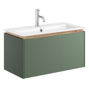 Crosswater Mada badmeubelset - 70x36.7x36cm - 1 wasbak - 1 kraangat - salie groen MA7000DSGR