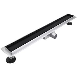 Fortifura Galeria douchegoot 90cm - tegelrooster - vloerflens - mat zwart SW679911/SW1075298
