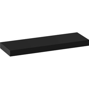 Saniclass MDF - Wastafelblad - 140x50x10cm - zonder kraangat - MDF - mat zwart TB-MDFOP140MZ