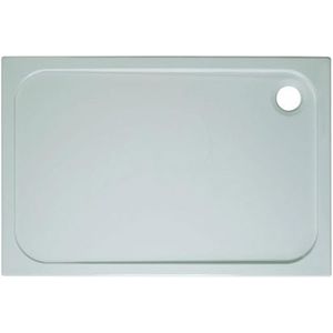 Crosswater Shower Tray douchebak 90x150x4.5cm met antikalkbehandeling stone resin wit SR0R91500