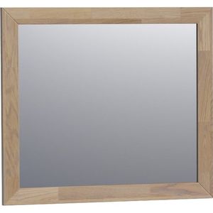 BRAUER natural wood Spiegel - 80x70cm - zonder verlichting - rechthoek - grey oak 30090