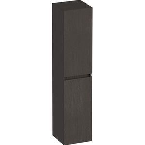 BRAUER Joy badkamerkast - 160x35x35cm - met 2 deuren greeploos links- of rechtsdraaiend Timber Anthracite HK-JY160TA