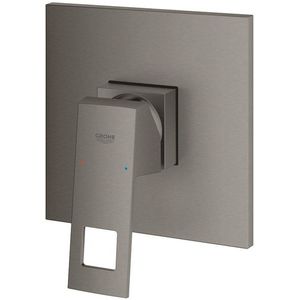 Grohe Eurocube Inbouwthermostaat - 1 knop - zonder omstel - brushed hard graphite 24061AL0
