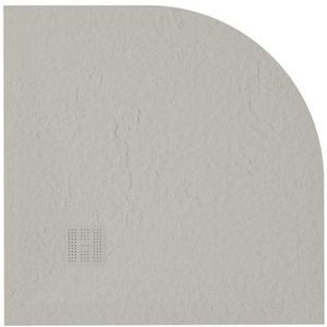 ZEZA Grade douchevloer - 70x70cm - antislip - antibacterieel - mineraalmarmer - kwartrond - mat new pearl (beige) 400000000000009467