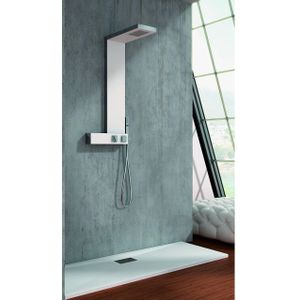 Kinedo Aquadesign douchepaneel met thermostaat chroom cd321