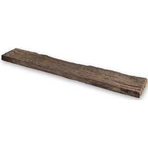 Looox Wood collection bath shelf raw ca 88x16x4cm massief eiken WBSHRAW88