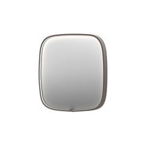 INK SP31 spiegel - 60x4x60cm contour in stalen kader incl dir LED - verwarming - color changing - dimbaar en schakelaar - geborsteld RVS 8409813