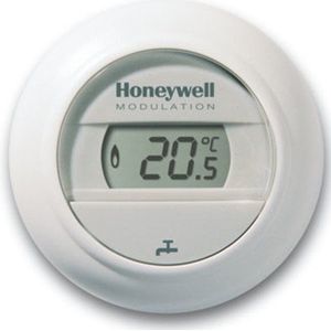 Honeywell Round kamerthermostaat 24V Modulation/OpenTherm CV + warmwater wit T87C2055