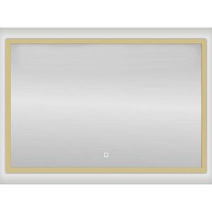 Best Design Nancy Isola LED spiegel 80x60cm aluminium mat goud 4010370