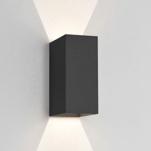 Astro Oslo 160 wandlamp LED 2x 3W 3000K zwart 7x10x16cm IP65 aluminium A 7061