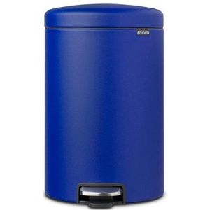 Brabantia NewIcon Pedaalemmer - 20 liter - kunststof binnenemmer - mineral powerful blue 206887