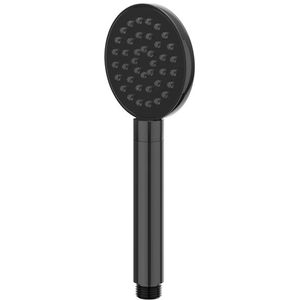 IVY Handdouche - rond - 9cm - satin spray - Zwart chroom PVD 6900457