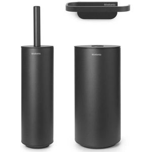 Brabantia MindSet Toiletaccessoiresset - set van 3 - mineral infinite grey 303685