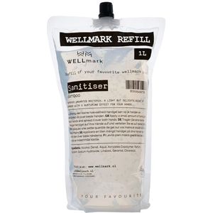Wellmark Refill sanitiser 1L bamboo 8720254397795