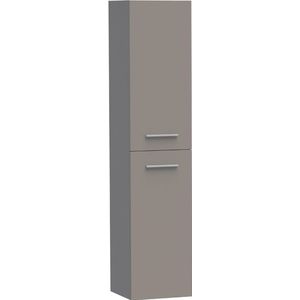 BRAUER EX Badkamerkast - 160x35x35cm - 1 links- rechtsdraaiende deur - zonder greep - MDF - mat taupe 7023