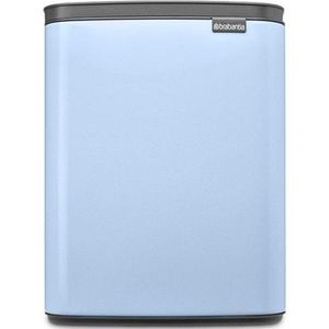 Brabantia Bo Afvalemmer - 12 liter - kunstof binnenemmer - dreamy blue 223563