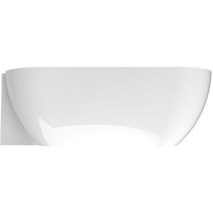 Arcqua Havana Halfvrijstaand Bad - 170x80cm - links - glans wit BAD101023