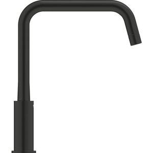 Grohe Eurosmart 1-Gats Keukenkraan M. Hoge Draaibare Uitloop Mat Zwart 305672430