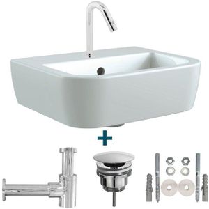 Nemo Spring Sun fonteinset 40x32.5x16.5cm met overloop inclusief koudwaterkraan en sifon porselein wit sw10735/sw21230/sw285879/sw290278/sw293011/
