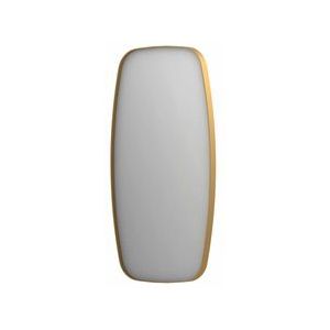 INK SP29 spiegel - 40x4x80cm contour in stalen kader - geborsteld mat goud 8409642