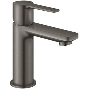 GROHE Lineare New waterbesparende wastafelkraan XS-size met temperatuur begrenzer en klikwaste brushed hard graphite 23791AL1