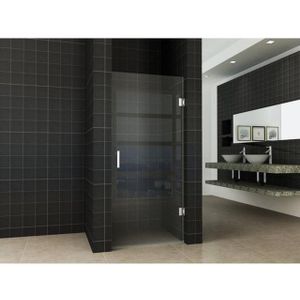 Wiesbaden Less Nisdeur zonder profiel 100x200cm 8mm glas met NANO coating wit mat sw62392/sw545142