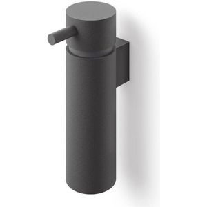 Zack Manola wand lotiondispenser 5x16.5cm RVS zwart 40558