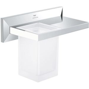 Grohe Allure brilliant plankje met glas chroom 40906000