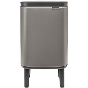 Brabantia Bo Hi Prullenbak - 4 liter - Platinum