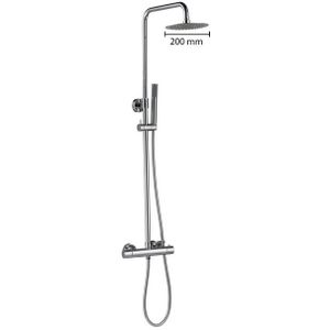 Best Design Paris Showerpipe met thermostaat en 20cm douchekop chroom 3801101