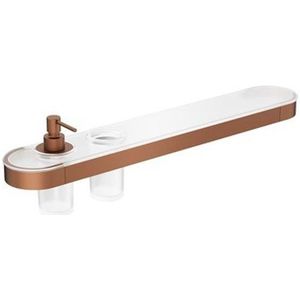 Crosswater Velo Planchet - Bekerhouder - Geborsteld Brons - 60cm