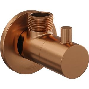 BRAUER Copper Edition Hoekstopkraan - G1/2 - Koper geborsteld 5-GK-316