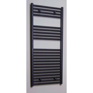 Sanicare recht designradiator 111.8x45cm - 596 watt - mat zwart HRA451118A