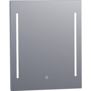 BRAUER spiegel Deline - 60x70cm - verlichting - aluminium 3863s