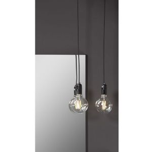 Blinq Tutto Hanglamp E27 met Schakelaar Zonder Lamp Zwart