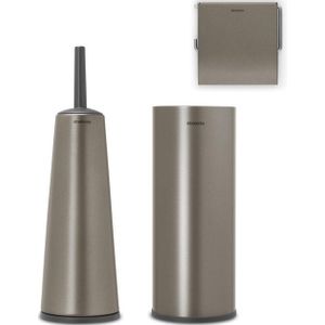 Brabantia ReNew Toiletaccessoireset - 3-delig - platinum 280641