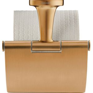 Duravit Starck T Toiletrolhouder - met klep - brons geborsteld 0099400400