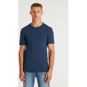 T-shirt - Effen - Jersey - Ronde Hals - Kwartmouw - Normale Pasvorm