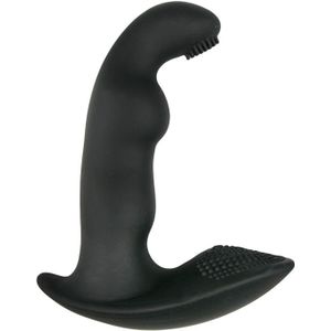 Dynamic Duke Geribbelde Prostaat Vibrator - Zwart