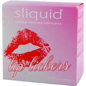 Sliquid Lip Lickers Lube Cube - Glijmiddel Set 12 X 5 Ml