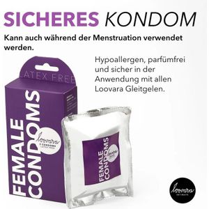 Loovara Intimate - Latex Free Female Condoms - 3 Stuks